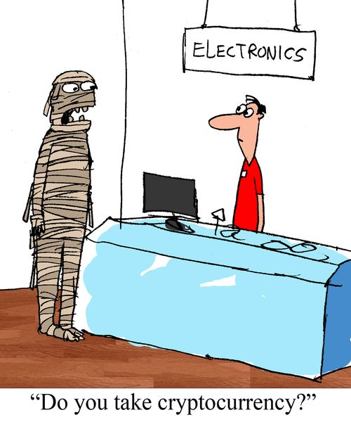 "Do you take cyrptocurrency?"