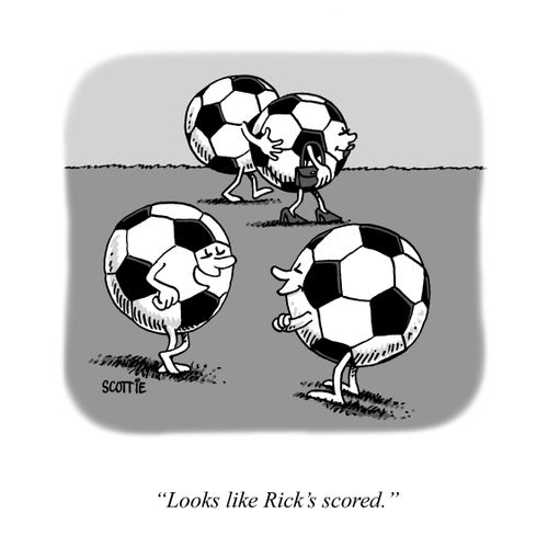 "Looks like Rick's scored."