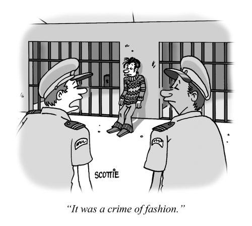 "It was a crime of fashion."