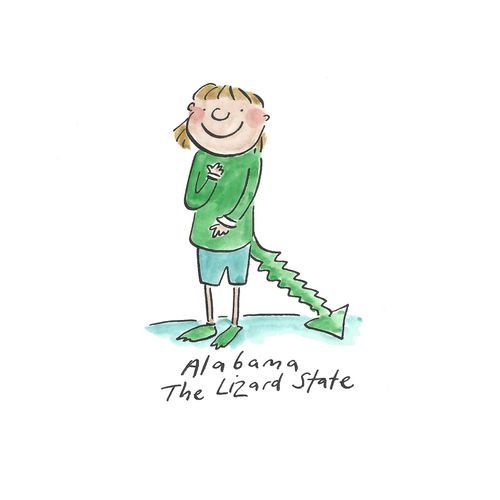 Alabama, The Lizard State