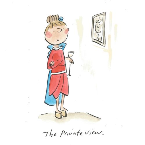 The private view