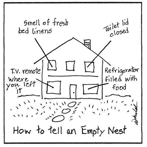 How to tell an Empty Nest.