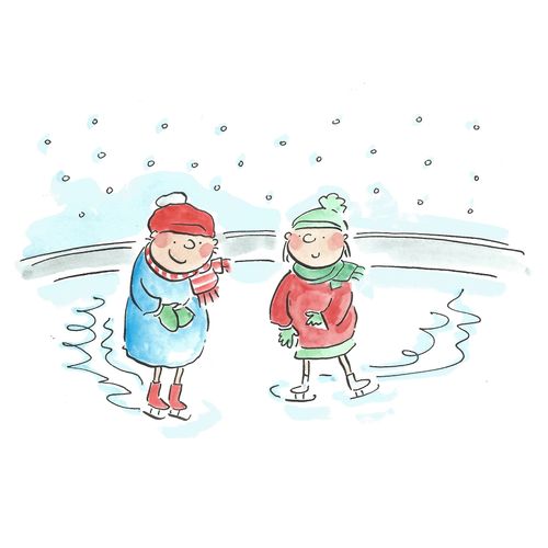 Ice skating