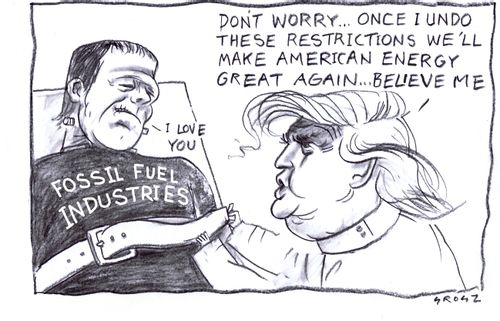US fossil fuel industry resurgence under Trump