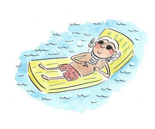 Mozart on a lilo