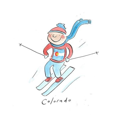 Colorado skier