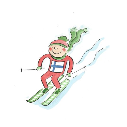 Finnish skier