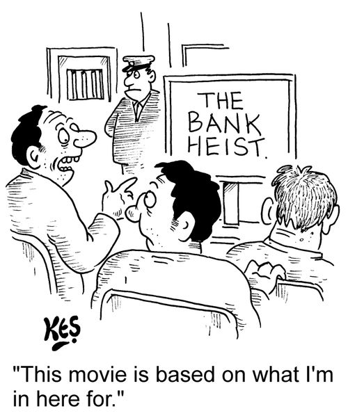"This movie is based on what I'm in here for."