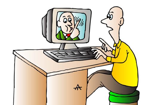 Man and computer