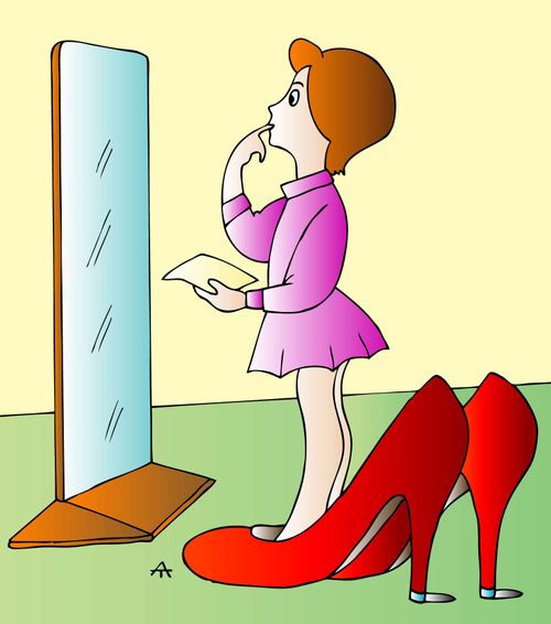 Girl trying to be a woman