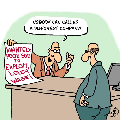 "Nobody can call us a dishonest company!"