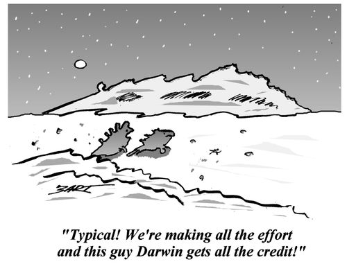 This guy Darwin gets all the credit