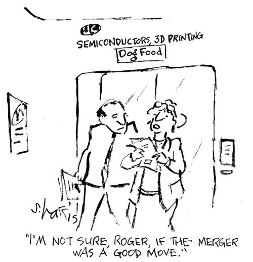 "I'm not sure, Roger, if the merger was a good move."