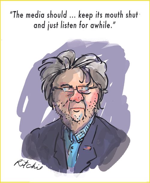"The media should...keep its mouth shut and just listen for awhile."
