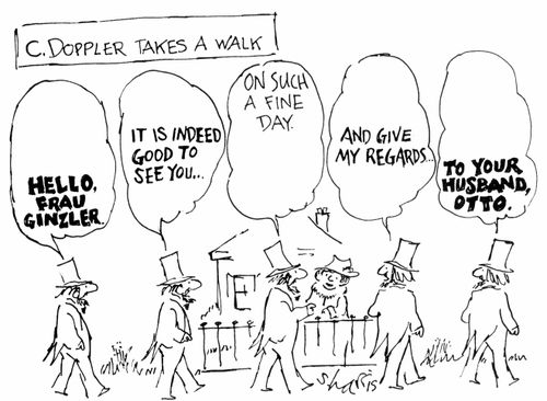 C. Doppler takes a walk.