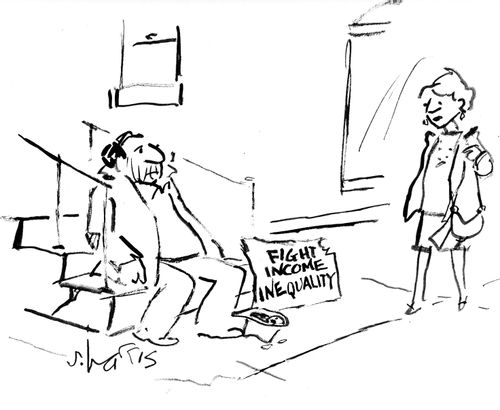 'Fight income inequality!'