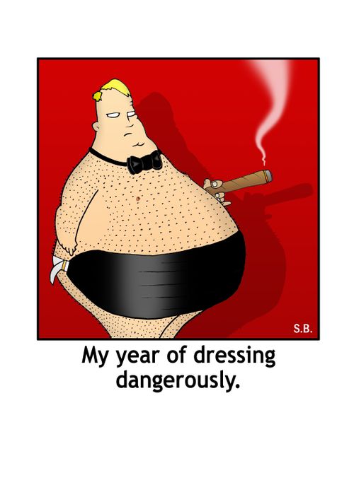"My year of dressing dangerously."