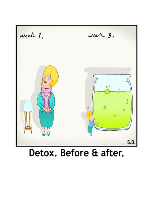 Detox. Before and after.