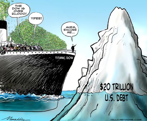 "The dow is over 21,000!"