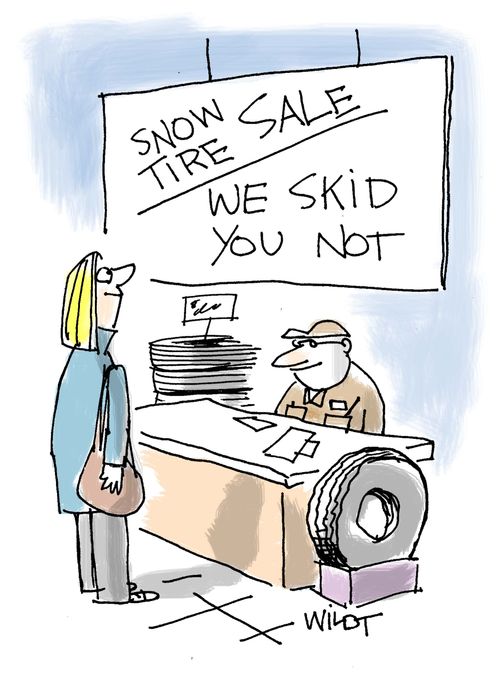 Snow Tire Sale: We Skid You Not