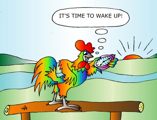 "It's time to wake up!"