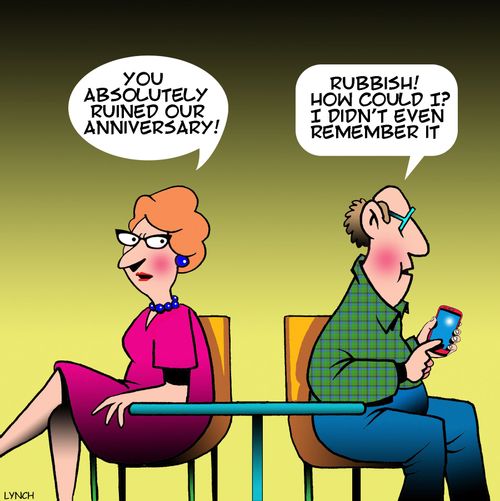 "You absolutely ruined our anniversary!"