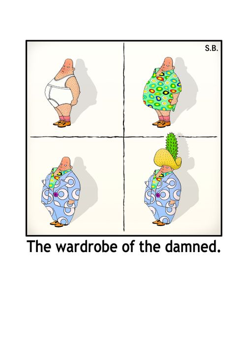 The wardrobe of the damned.