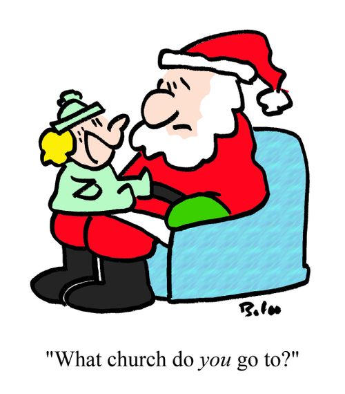 'What church do YOU go to?'