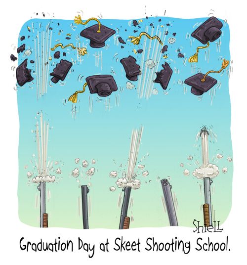 Graduation Day At Skeet Shooting School