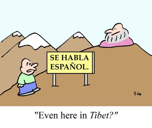 "Even here in Tibet?"