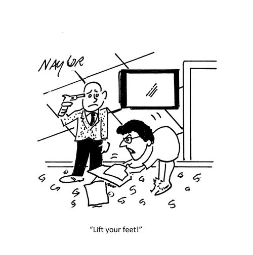"Lift your feet!"