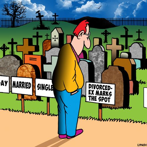 Divorced: Ex marks the spot