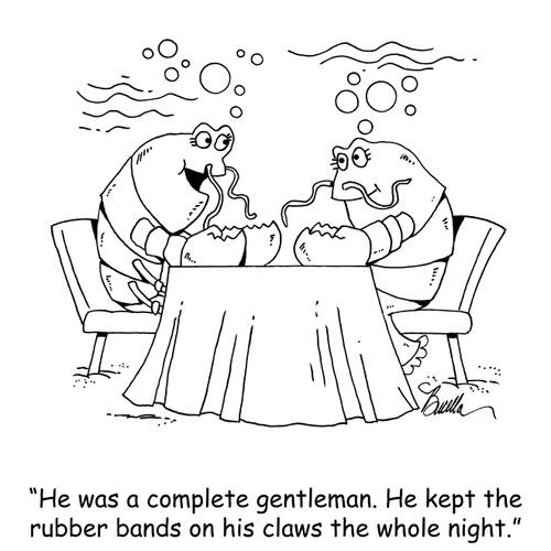 "He was a complete gentleman. He kept his rubber bands on his claws the whole night."