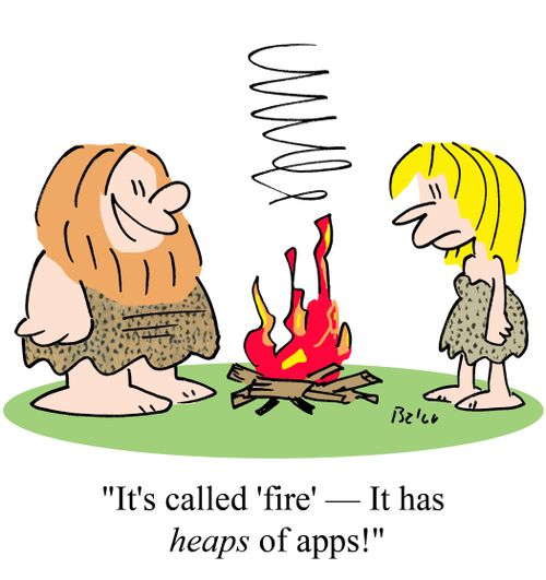 "It's called 'fire' -- It has heaps of apps!"