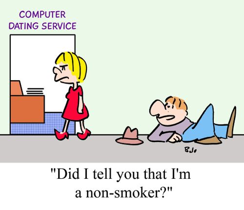 "Did I tell you that I'm a non-smoker?"