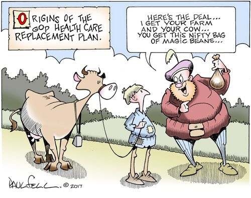 Origins of the GOP health care replacement plan.