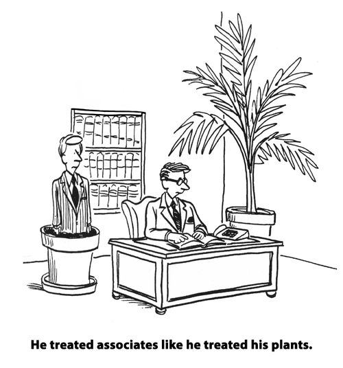 "He treated associates like he treated his plants."