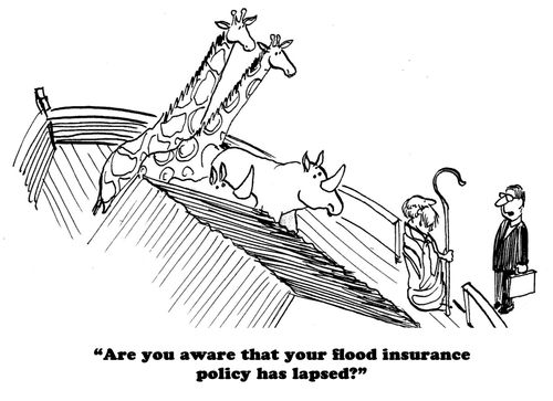 "Are you aware that your flood insurance policy has lapsed?"