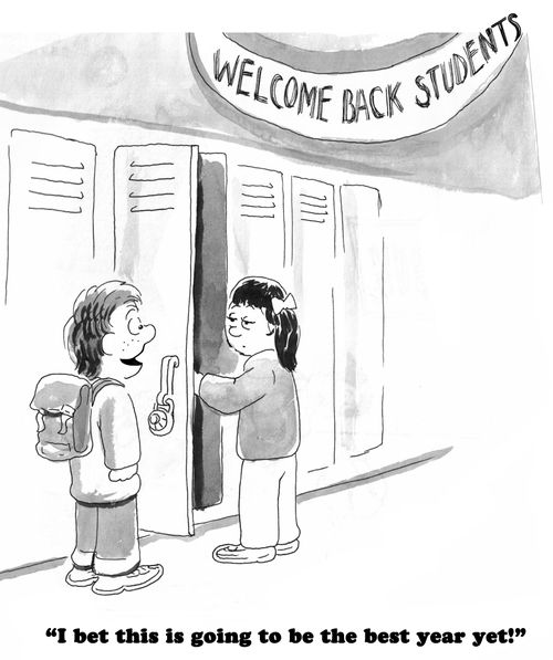 "I bet this is going to be the best year yet!"