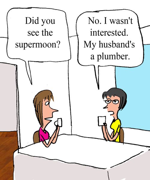 "Did you see the supermoon?"