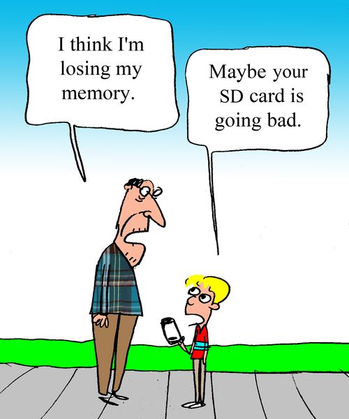 "I think I'm losing my memory."
