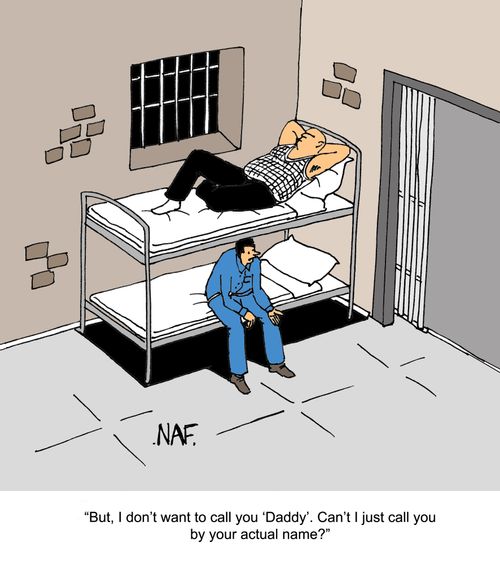 "But, I don't want to call you 'Daddy'. Can't I just call you by your actual name?"