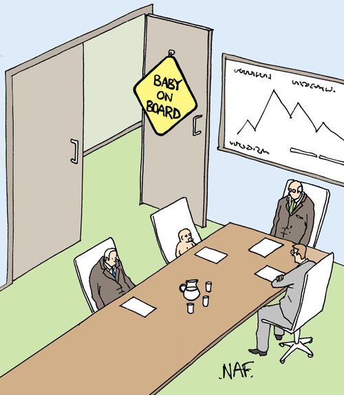 Baby On Boardroom