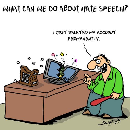 "What can we do about hate speech?"