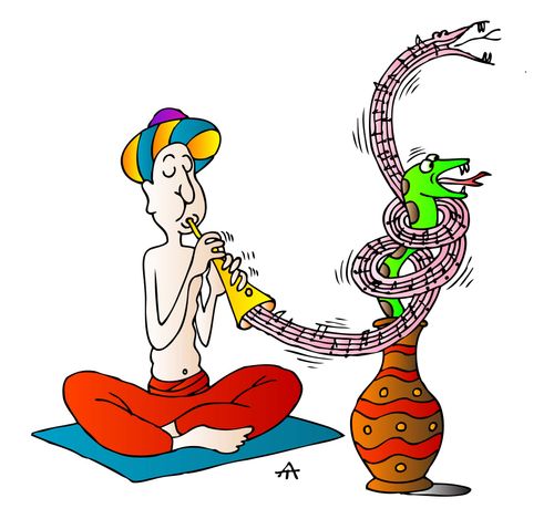 Snake charming