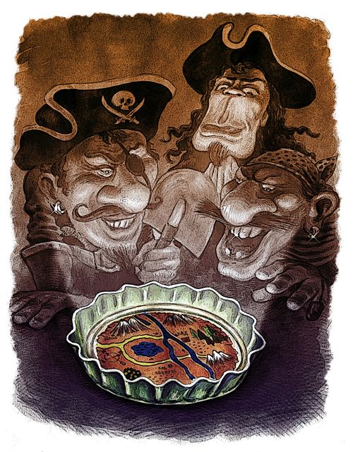 Quest for pirate's treasure - hidden prizes in consumer goods.
