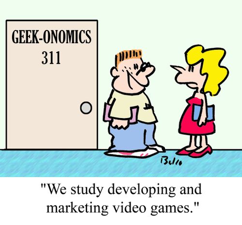 GEEK-ONOMICS, 'We study developing and marketing video games.'