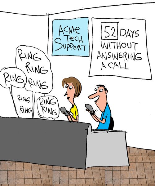 52 Days without Answering a Call