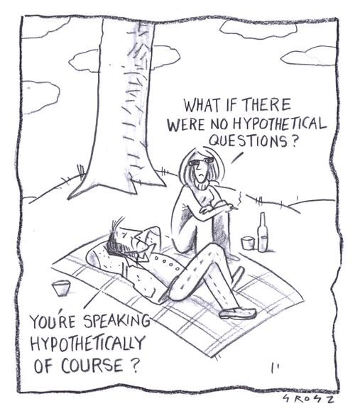 "What if there were no hypothetical questions?"