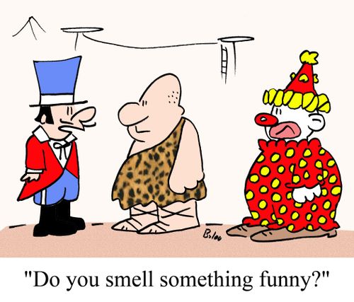 "Do you smell something funny?"